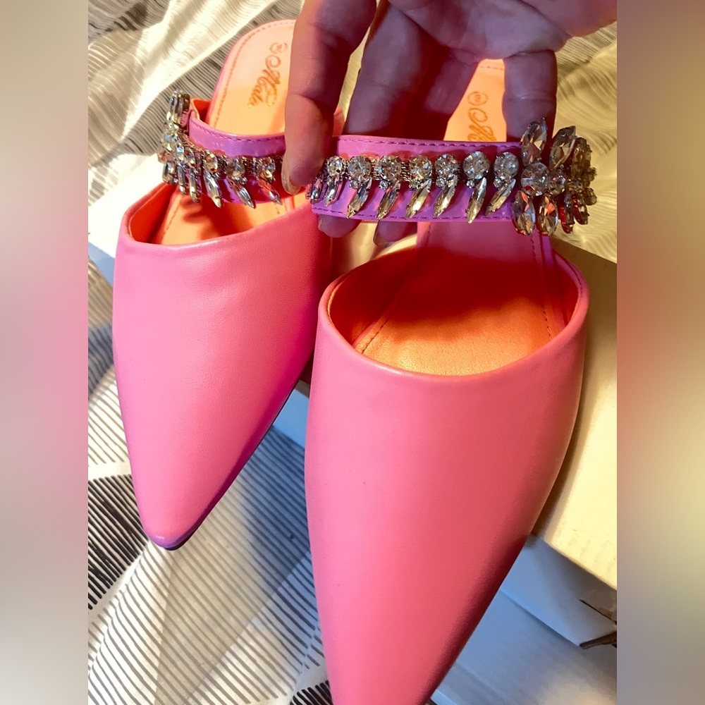 Barbie Pink Rhinestone Flats